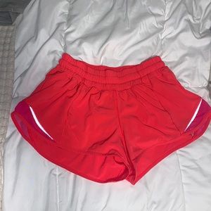 Lulu neon pink shorts